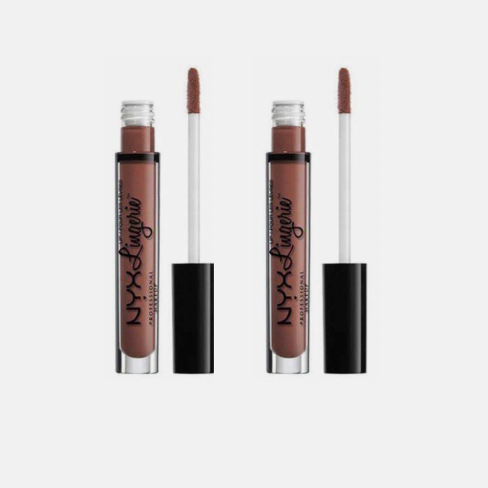 Two (2) NYX Lip Lingerie Lasting Lightweight Matte Liquid Lipstick -Cabaret Show - Picture 1 of 5